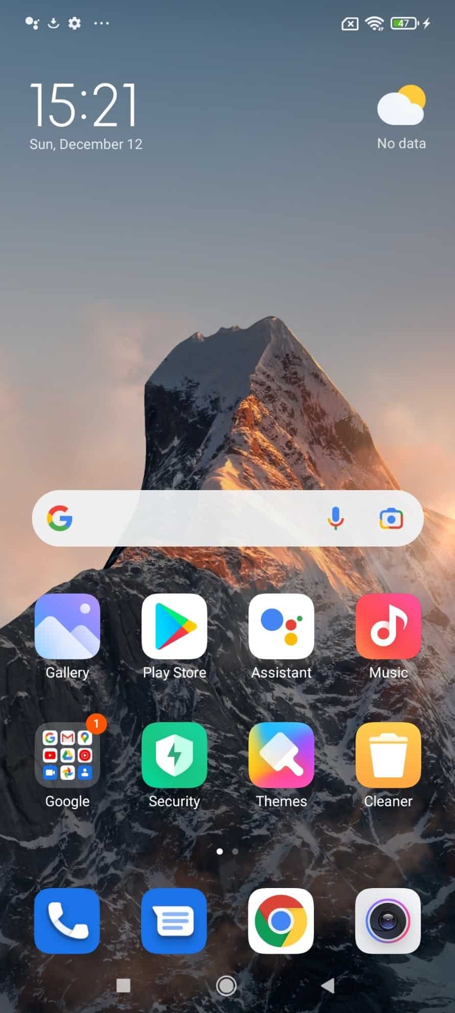 Xiaomi 11t pro هوم اسکرین